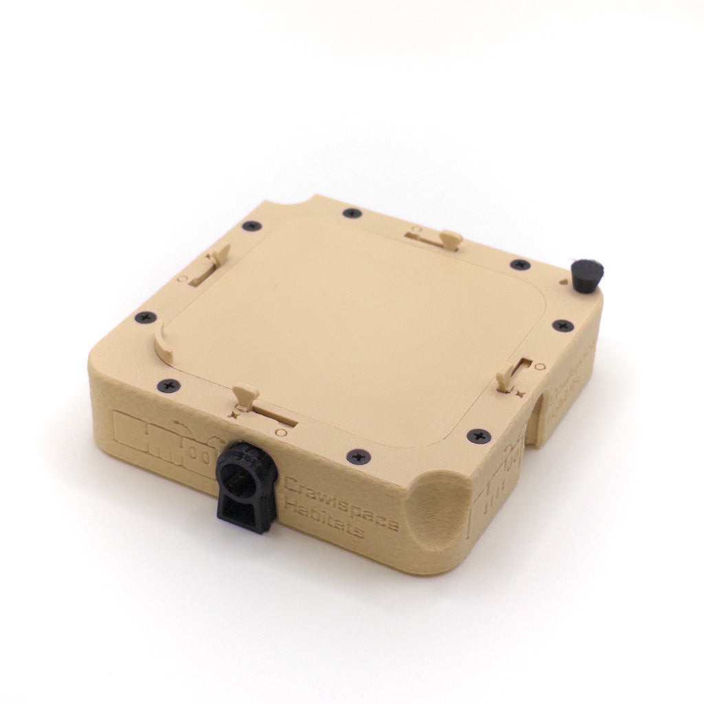 Tan FlexGrid Nest 4×4 with shroud covering the nest to keep it dark